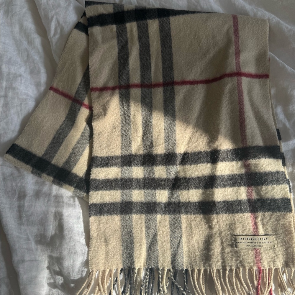Burberry Classic Check Cashmere Scarf